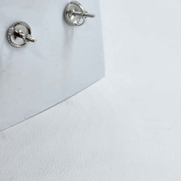 Brand New   Sterling Silver 925 Round Design Earrings - Picture 2 of 4